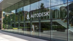캐나다 토론토 사무실에 있는 Autodesk(ADSK) 간판.